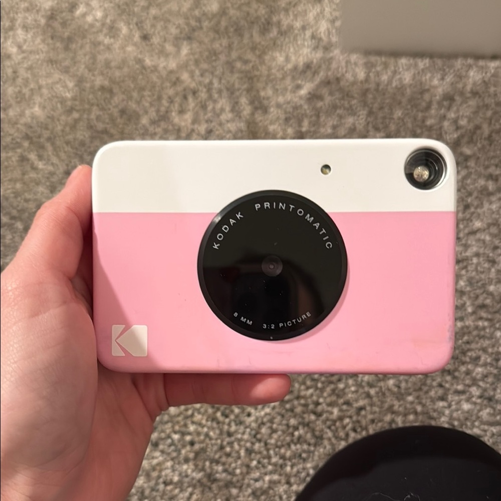 Kodak Printomatic Instant Camera - Pink and White